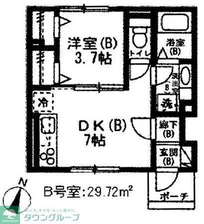 ポワソントワの物件間取画像